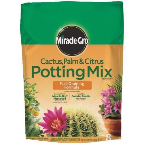 Miracle-gro cactus, palm, &amp; citrus potting soil-8qt m gro cactus soil for sale