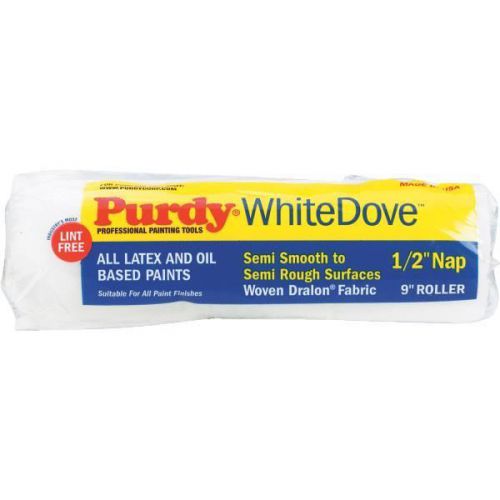 White Dove Woven Fabric Roller Cover-9X1/2 WHITE DOVE COVER