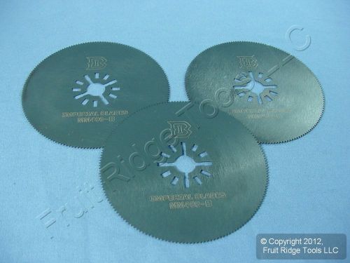 3 imperial blades 3&#034; round hss metal wood fiberglass cutting saw blade for sale
