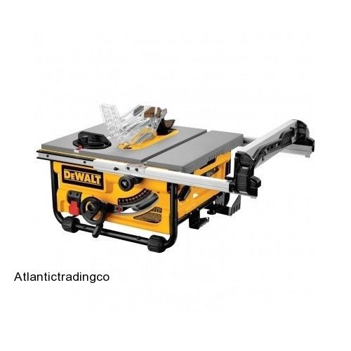 New Dewalt Table Saw DW745 10inch Compact Max Rip Capacity Portable Jobsite Site