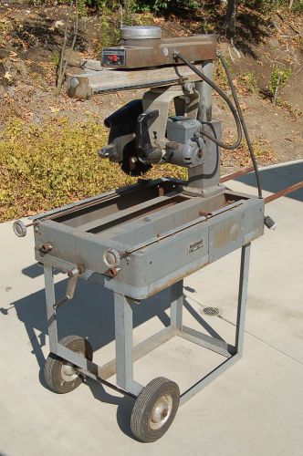 Delta rockwell saw 12&#034; radial arm 33-790 mobile cart ,3450rpm ,1ph,115v, guar ! for sale