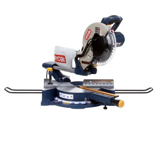 New ryobi tss100l 13 amp 10 in. sliding miter saw with laser free shipping for sale