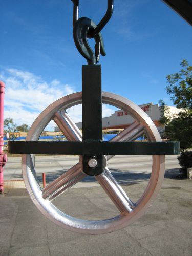 New aluminum hoist pulley wheel scaffolding hoist pulley wheel gin wheel cbm for sale