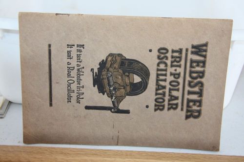 instruction book and repair list Hercules Gas Engine early 1900&#039;s catalogue