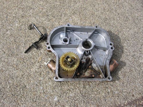 Vintage 5 HP Briggs  Horizontal Engine /  Side Cover and Governor / Model 130202