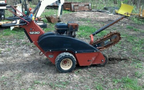 2006 ditch witch 1230 walk behind trencher honda 13 hp for sale