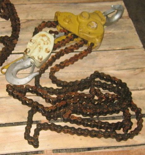 Eaton yale towne 3 ton pul-lift ratchet chain come along hoist, excellent cond for sale