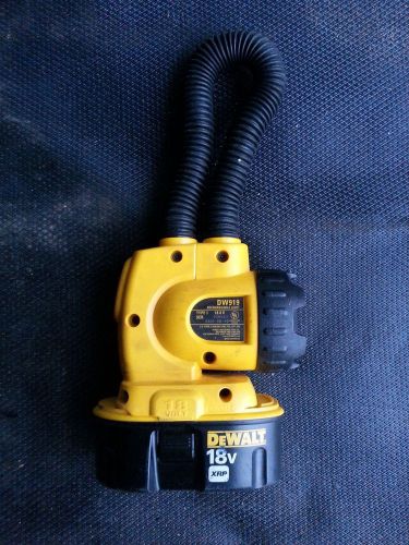 Dewalt dw919 18v rechargeable cordless flexible flashlight for sale