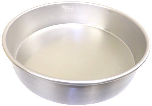 Allied metal cph7x3 heavy weight aluminum straight sided pizza/cake pan  7 by 3- for sale