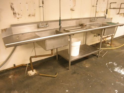 3 Stainless steel dishwasher tables/clean and dirty ....
