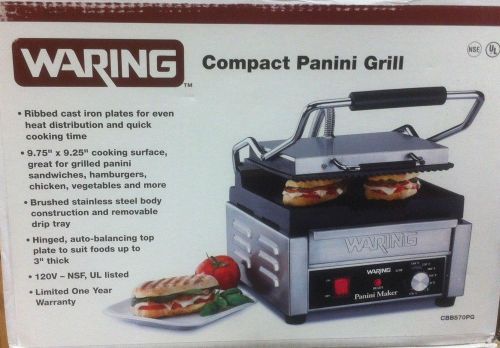 Waring Commercial Panini Grill - Sandwiches Restaurant Concession