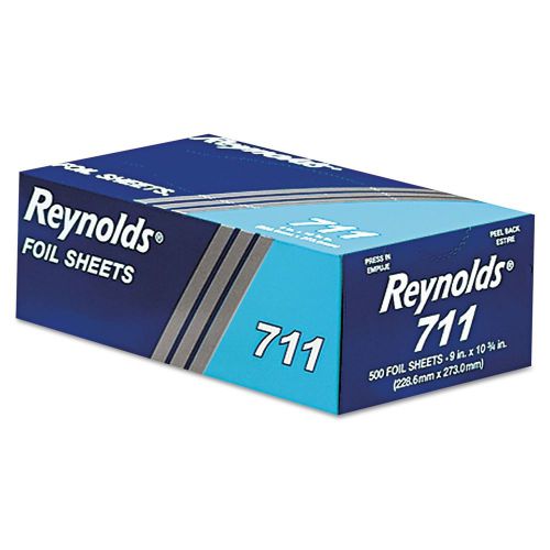 X6 Reynolds Aluminum Foil Sheets, 9&#034; x 10 3/4&#034; (6 boxes, 500 ct. Each Box)
