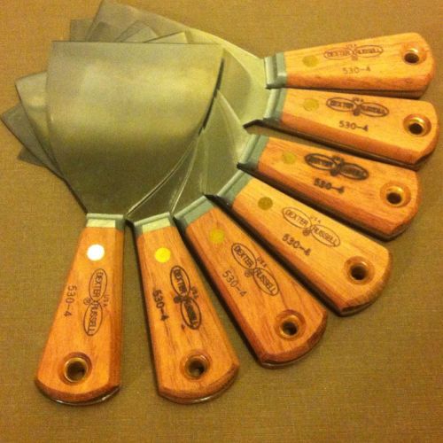 New Dexter Russell 530s-4 Lot Of 7  Scraping Knives