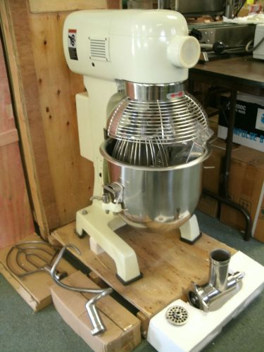 Commercial food PROCESSOR 26 quart MIXER plus MEAT GRINDER with 3 stirrers
