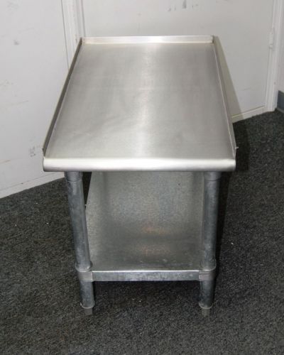 L &amp; J Equipment Stand 24&#034; Wide Stainless Steel Top