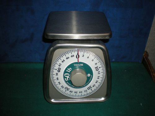 TAYLOR 50lb x 4oz increments platform shipping portioning GENERAL SCALE TS50