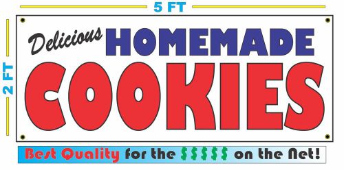 HOMEMADE COOKIES BANNER Sign NEW Larger Size Best Quality for the $$$ BAKERY