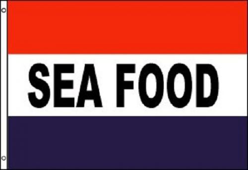 Sea food flag restaurant store banner advertising pennant business sign new 3x5 for sale