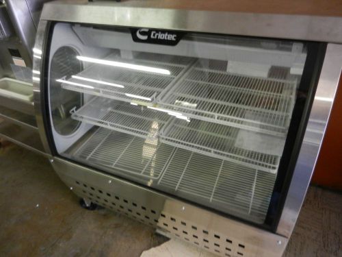 44&#034; CRIOTEC VCC-120 REFRIGERATED DISPLAY CASE FULLY TESTED