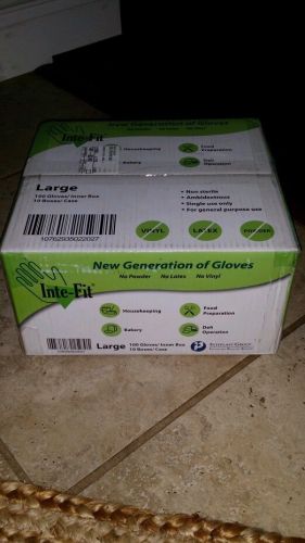 Interplast Hybrid Gloves Large Case of 10 of 100