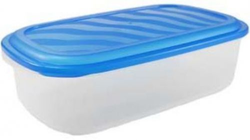 Eraware Plastic Long High Container 141 oz. - Blue (Pack of 3)