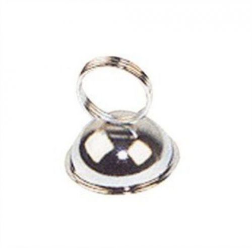Ring-Type Stainless Steel Menu/Card Holder - 2-1/2&#034; X 2-1/3&#034; (1 Dozen/Unit)