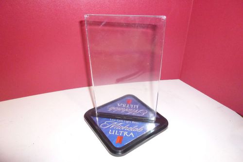 TABLE SIGNS MICHELOB ULTRA LOGO HOLDER 41/4&#039;&#039; X 7&#039;&#039;   LOT 6