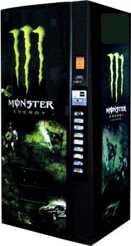 Dixie Narco Monster Energy Soda Machine Model 501E, refurbished machine