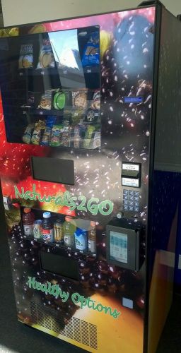 New seaga 2014 healthy vending combo machine:  snacks, bottles,cans w/ air-vend for sale
