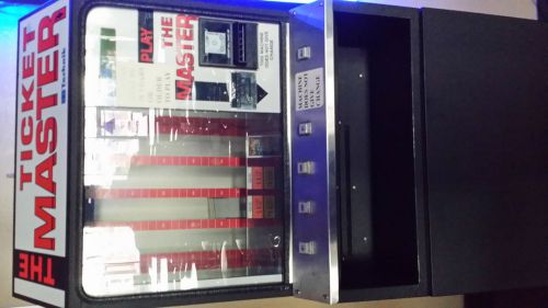 Black Master 4 Column Lottery Pull Tab Vending Machine