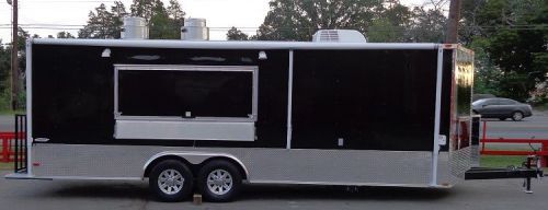 Concession trailer 8.5&#039;x24&#039; black - food custom vending catering for sale