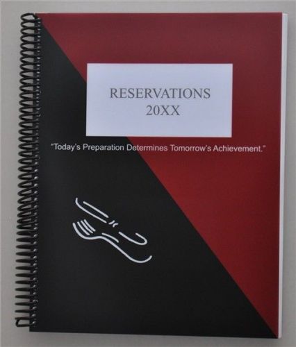 Restaurant Reservation Book (2015)