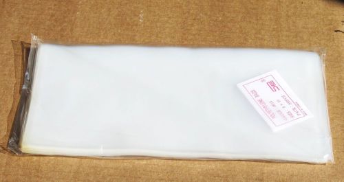 500 Clear 5&#034;x 10&#034; Flat Recyclable Polyethylene Poly Bags 1.5 Mil New Old Stock