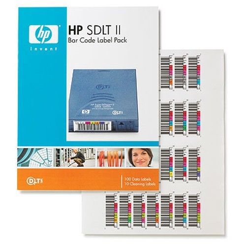 Hewlett packard q2006a hp super dlt tape ii bar code label pack for sale