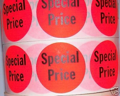 1000 Special Price Pricing Point LABEL STICKER 1 1/2&#034; Circle