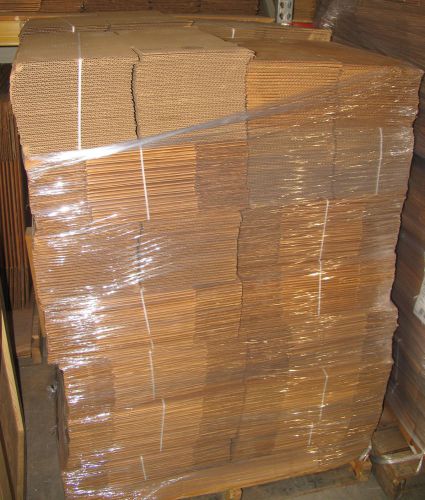 Lot of (675) Heavy Duty Single Wall Boxes 10x10x10&#039;&#039; ECT 32 Size limit 75&#034;