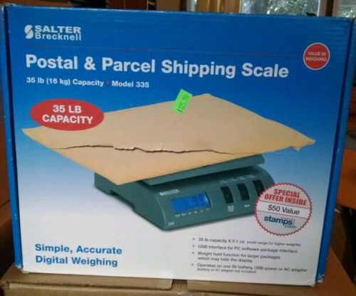 Salter Brecknell model #335 New in box postal &amp; parcel shipping scale up to 35lb