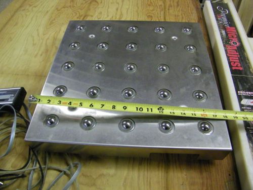 NCI Model 7885-75 150 lbs ball roller 18&#034; shipping scale with monitor CORDS 75KG