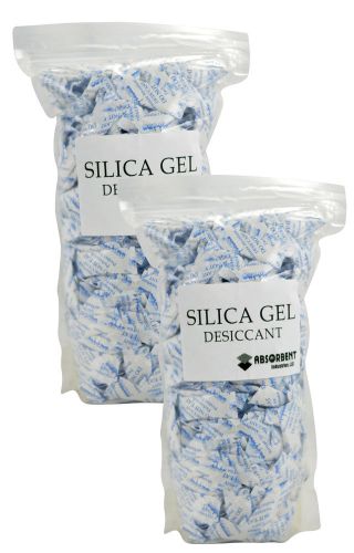 2 gram x 1000 pk silica gel desiccant moisture absorber-fda compliant food safe for sale