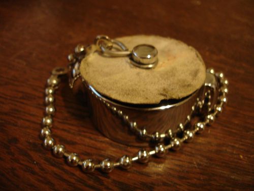 1 1/2 inch chrome plated brass female cap w/ chain for firetruck for sale