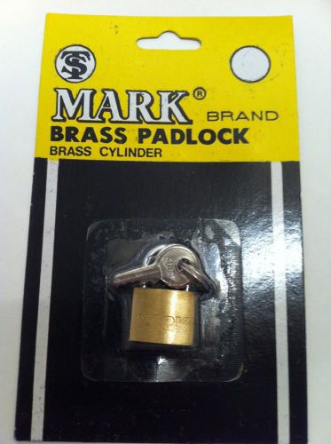New 3/4&#034; Solid Brass Padlocks Key Locks Lot Of 12