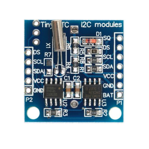 I2c rtc module for arduino at24c32 ds1307 real time clock uno  avr arm pic usa for sale