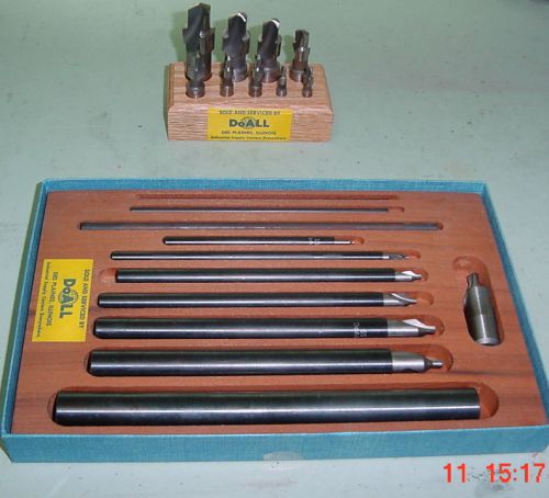 Counter bore sets &amp; 60? center drills extended length set for sale