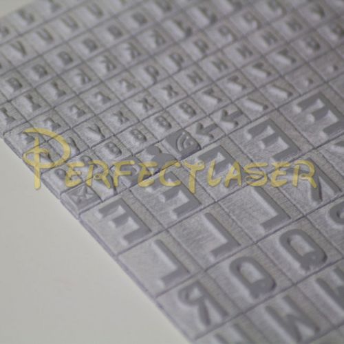 3 PCS Grey Rubber Sheet Laser Engraver Engraving Sealer Stamp A4 2.3mm Durable