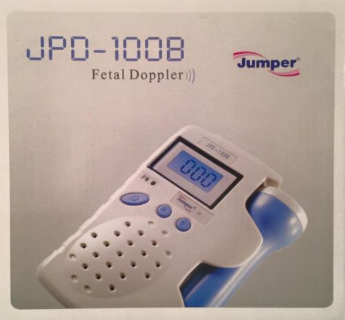 JPD-100B Fetal Doppler - Handheld Heart Monotor with Battery and Charger