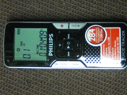 Philips Voice tracer 662, Voice Recorder  2GB 284 hours record time