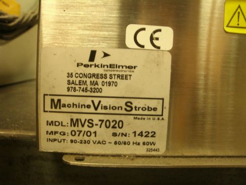 Machine vision strobe, model mvs-7020 - perkin elmer for sale