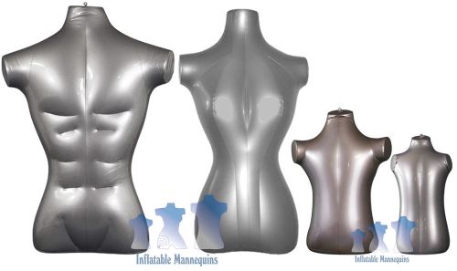 Inflatable Mannequin - Standard Family Package, Silver