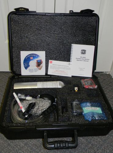 Brand new rki gx-2009 confined space 4 gas monitor &amp; kit has it all! positector for sale