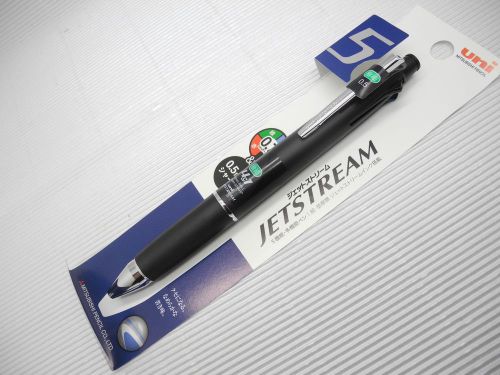Black UNI-BALL Multi-Function 4+1 0.5mm ball point pen &amp; 0.5mm pencil(Japan)